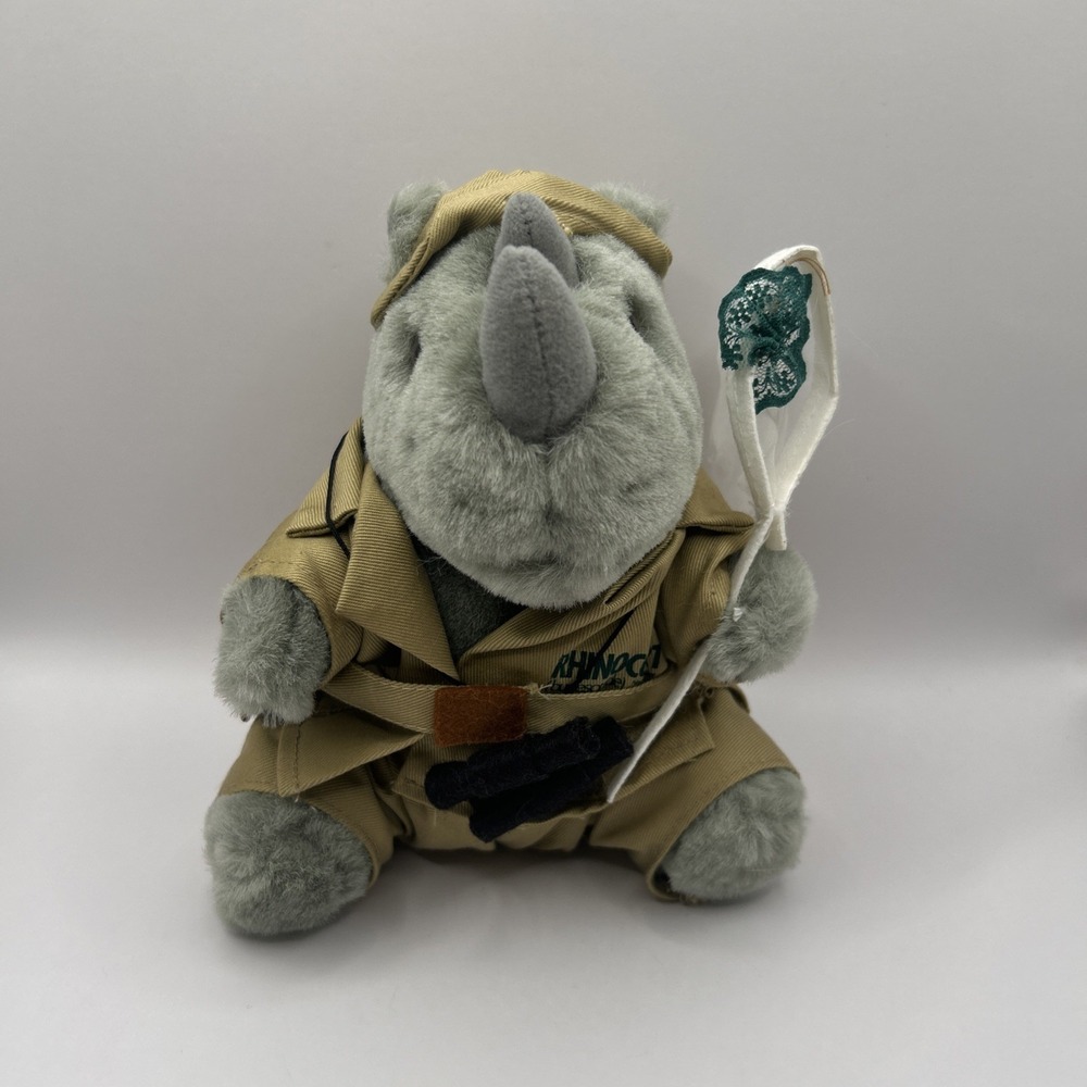 Rhinocort Rhino Plush – Pharmaceutical Promo Safari Rhino – Budesonide Mascot